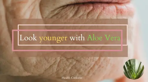Use aloe vera for wrinkles and younger looking skin - Skin care - Health Crescent -We care about health