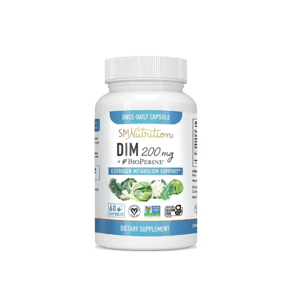 DIM Supplement 200 mg Estrogen Balance for Women & Men- pcos supplements -hormonal imbalance supplements byHealth Crescent
