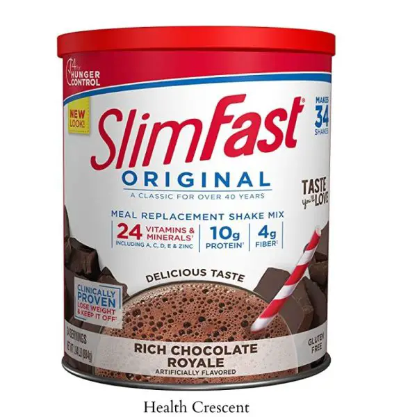 SlimFast Meal Replacement Powder - Weight Loss Shake Mix by Health Crescent