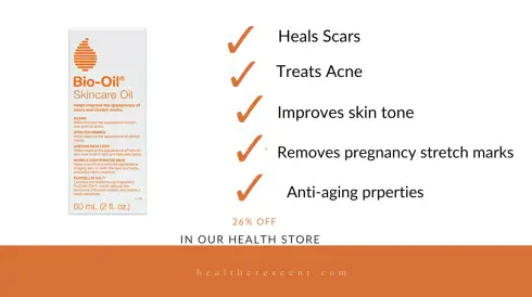 bio-oil skincare oil for skin scars and stretch marks by health crescent